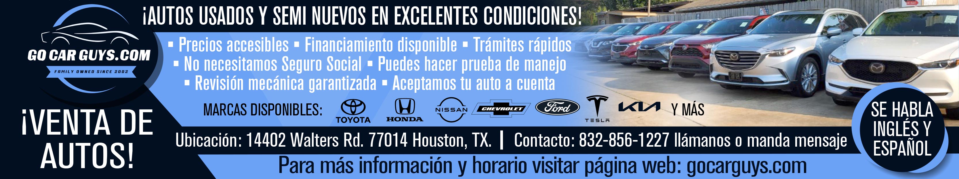 Conny Davila - Go Car Guys - Sponsored Ad